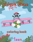 Image for Unique Plane Coloring Book teen