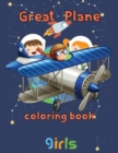 Image for Great Plane Coloring Book girls