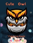 Image for cute owl Coloring Book beginners