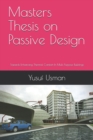 Image for Masters Thesis on Passive Design