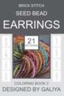 Image for Brick Stitch Seed Bead Earrings. Coloring Book 3