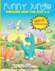 Image for funny jungle dinosaur book for kids 3-5