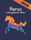 Image for Coloring Book for Adults Horses : New Coloring Book Horse Stress Relieving 50 One Sided Horses Designs Coloring Book Horses 100 Page Designs for Stress Relief and Relaxation Horses Coloring Book for A