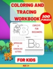 Image for Coloring and Tracing WorkBook for kids : Cursive for beginners Learning Cursive Handwriting Workbook