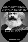 Image for Great Quotes from German Philosophers : Famous Words