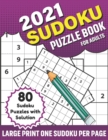 Image for 2021 Sudoku Puzzle Book For Adults