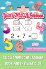 Image for KS1 Year 1 Maths Workbook : Calculation Home Learning Book for 5-6 Year Olds
