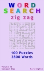 Image for Word Search : Zig Zag, 100 Puzzles, 2800 Words, Volume 13, Compact 5&quot;x8&quot; Size