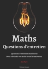 Image for Maths, Questions d&#39;entretien