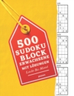 Image for 500 Sudoku Block Erwachsene Mit Losungen Leicht Bis Mittel
