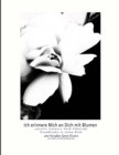 Image for Ich erinnere Mich an Dich mit Blumen schwule Schwarz-Weiss-Fotografie Kunstdrucke in einem Buch