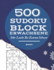 Image for 500 Sudoku Block Erwachsene Sehr Leicht Bis Extrem Schwer