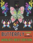 Image for Butterfly Coloring Book For Adults World&#39;s Best Edition