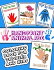 Image for Handprint Animal ABC Coloring Book for Toddler and Kids : Alphabet and animal colouring activity for preschoolers