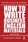 Image for How To Write Business English Materials