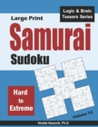 Image for Large Print Samurai Sudoku : 500 Hard to Extreme Sudoku Puzzles Overlapping into 100 Samurai Style