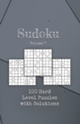 Image for Sudoku Volume 7 : 100 Hard Level Sudoku Puzzle Game Book For Adults