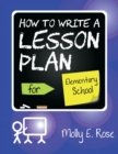 Image for How To Write A Lesson Plan For Elementary School