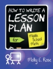 Image for How To Write A Lesson Plan For Middle School Math