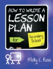 Image for How To Write A Lesson Plan For Secondary School