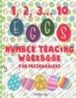 Image for 1, 2, 3... 10 eggs Number Tracing Workbook for Preschoolers : Number Activities for Preschoolers: Practice Number Tracing, Count from 1 to 10, Color, Solve the Math Puzzles, Win Eggs &amp; Have Fun! (East