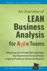 Image for LEAN Business Analysis for Agile Teams : Introducing Lean Principles that Supercharge Your Requirements Discovery Process in Agile and Traditional Software Development