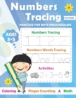Image for Numbers Tracing practice for boys Preschoolers Ages 3-5