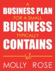 Image for A Business Plan For A Small Business Typically Contains