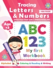 Image for Tracing Numbers &amp; letters practice for Girls Preschoolers