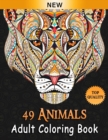 Image for 49 Animals Adult Coloring Book