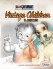 Image for Vintage mom coloring books for adults - vintage Children and animals grayscale coloring books for adults