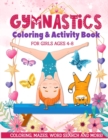 Image for Gymnastics Coloring &amp; Activity Book for Girls 4-8 : Coloring, Mazes, Word Search and More!