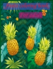 Image for fruits coloring book for adult