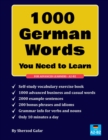 Image for 1000 German words you need to learn