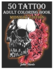 Image for 50 Tattoo Adult Coloring Book Midnight Edition