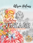 Image for VINTAGE BIRTHDAY coloring book for adults : - grayscale coloring books for adults
