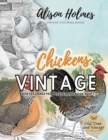 Image for VINTAGE CHICKENS and feathered friends coloring book adult