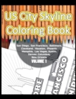 Image for US City Skyline Coloring Book