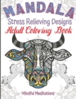 Image for Mandala Adult Coloring Book : Stress Relieving Mandala Designs for Adults Relaxation, Positive Affirmations, Mindful Meditations, Adorable Jungle Animals Drawings, Cute Cats, Awesome Australian Animal