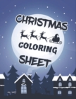 Image for Christmas coloring sheets : Christmas coloring books for kids ages 4-8 Fun Children&#39;s Christmas Gift or Present for Kids 50 Christmas Coloring Pages for Kids 8.5 x 11