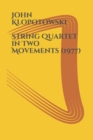 Image for STRING QUARTET in Two Movements