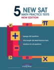Image for 5 New SAT Math Practice Tests Book
