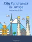 Image for City Panoramas in Europe Coloring Book for Kids 5