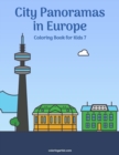 Image for City Panoramas in Europe Coloring Book for Kids 7