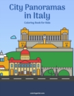 Image for City Panoramas in Italy Coloring Book for Kids