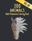 Image for Adult Relaxation Coloring Book 200 Animals
