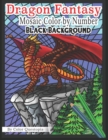Image for Dragon Fantasy Mosaic Color By Number - Black Background