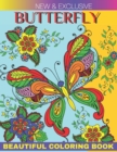 Image for New And Exclusive Butterfly Beautiful Coloring Book : An Adults Coloring Book For Butterfly And Flower