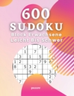 Image for 600 Sudoku Block Erwachsene Leicht Bis Schwer
