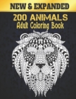 Image for Adult Coloring Book New Animals : Stress Relieving Animal Designs 200 Animals designs with Lions, dragons, butterfly, Elephants, Owls, Horses, Dogs, Cats and Tigers Amazing Animals Patterns Relaxation
